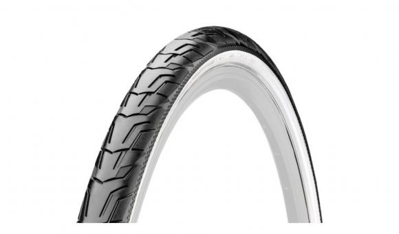 CONTINENTAL Ride City outer tire, 28 &times; 1.75 (47-622), black/white, wire bead, Reflex