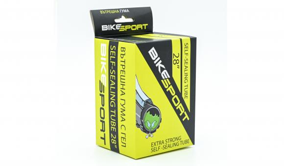 Inner tubes with gel BIKESPORT, 28*1.95/2.125 AV 48